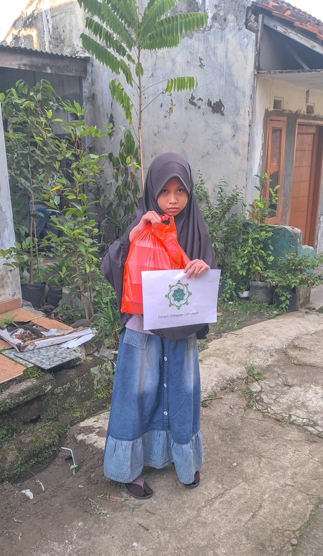 Paket berbuka untuk Ananda Hannah & keluarga (dhuafa)